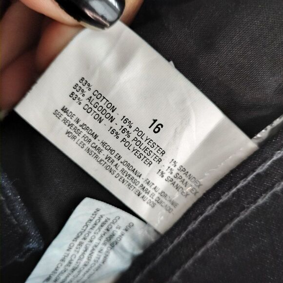 NWT Nine West Style Melanie Skimmer Missy Women Size 16/32 Average Capri Jeans - Picture 7 of 13